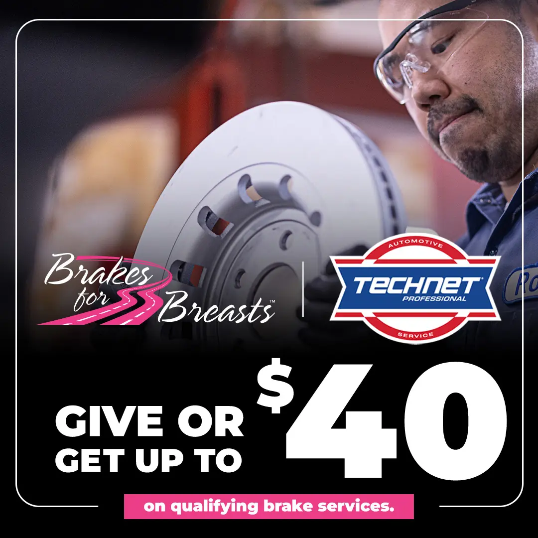 Give or get up to $40 dollars on qualifying brake services.